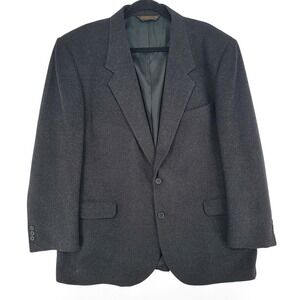 Botany 500 Camel Hair Blazer Men's Large Vintage Classic Dark Academia EUC‎